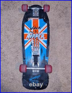 Jack The Ripper Variflex Vintage Skateboard Extremely Rare 1980s 80's Skeleton