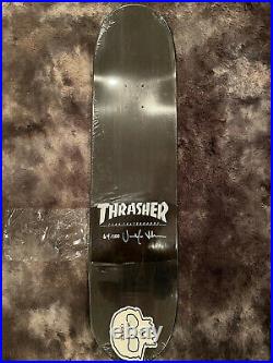 Jamie thomas signed skateboard Thrasher Magazine Cover
