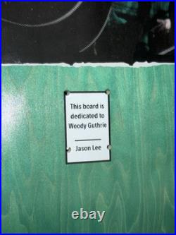 Jason Lee Prime Woody Guthrie Skateboard Deck NOS World Industries Blind 101