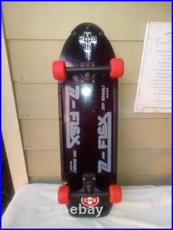 Jay Adams Z Flex Pool Board Black Classic Vintage Dogtown Sims Alva Jay Adams Z Flex Pool Board Black Classic Vintage Dogtown Sims Alva