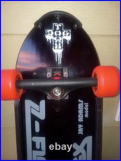 Jay Adams Z Flex Pool Board Black Classic Vintage Dogtown Sims Alva
