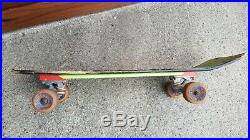 Jeff Grosso Exploding Toy Box 1980's Original Santa Cruz Skateboard Complete