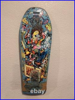 Jeff Grosso Toy Box Santa Cruz Skateboard early Blown Up Graphic Version