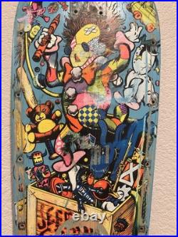 Jeff Grosso Toy Box Santa Cruz Skateboard early Blown Up Graphic Version