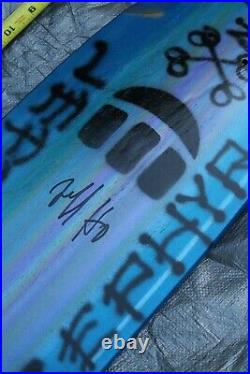 Jeff Ho Zephyr Dogtown POP Pig Venice Blue Graffiti Autographed SKATEBOARD DECK