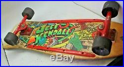 Jeff Kendall Vintage Santa Cruz Skateboard FREE SHIPPING