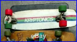 KRYPTONICS Foam Core Vintage Skateboard with Kryptonics 70mm & Gull Wing HPG IV
