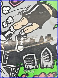Kryptonics Dan Booger Brown Model Skateboard Graveyard Art Work RARE Vintage