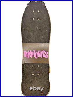 Kryptonics Dan Booger Brown Model Skateboard Graveyard Art Work RARE Vintage
