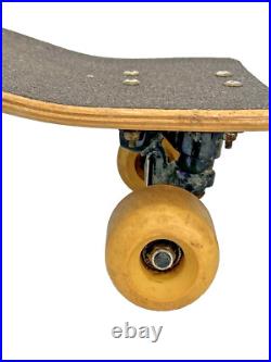 Kryptonics Dan Booger Brown Model Skateboard Graveyard Art Work RARE Vintage