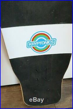 Kryptonics U. S. A. Krypstik Skateboard Deck old school Good Condition