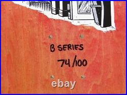 LE 74/100 B Series Skateboard Deck Steve Ortega/Matt Hensley Vista VSL H-Street