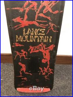 Lance Mountain 1980s Powell Peralta Original Skateboard Vintage