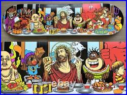 Last Supper Cliche Skateboard Deck NOS Marc McKee 2015 RARE Popsicle