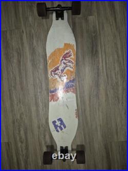 Loaded Vanguard Longboard 42 Joe DeSantis Graphic Orangatang Wheels Complete