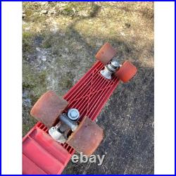 Long Rider Skateboard Marchon Ride-On Toy Red Longrider 1983 1980's