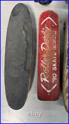 Lot of 14 Vintage Skateboards