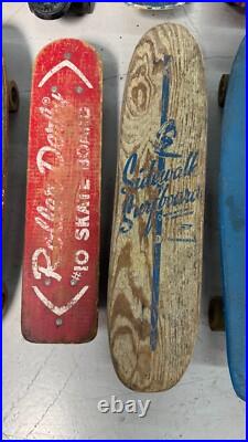 Lot of 14 Vintage Skateboards