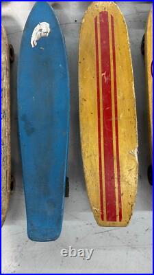 Lot of 14 Vintage Skateboards