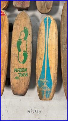 Lot of 14 Vintage Skateboards Lot of 14 Vintage Skateboards