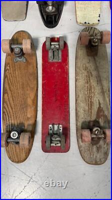 Lot of 14 Vintage Skateboards