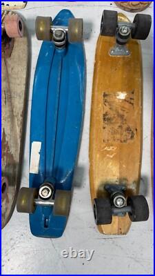 Lot of 14 Vintage Skateboards