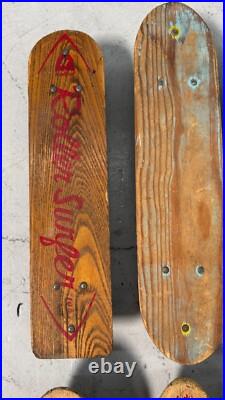 Lot of 14 Vintage Skateboards Lot of 14 Vintage Skateboards