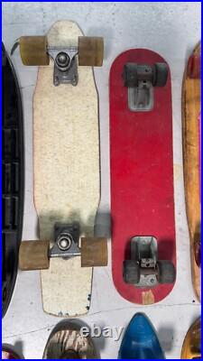 Lot of 14 Vintage Skateboards