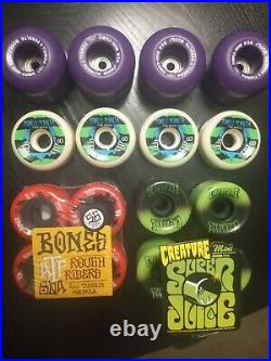 Lot of 4x New Powell Peralta Skateboard Wheels Cubes Creature Ripper