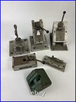 Lot of Tracker trucks Jigs Tooling for Base plate Kingpin hole drilling Vintage