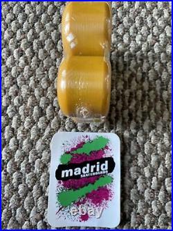 Madrid fly wheels Nos with back to the future decal 61mm Vintage