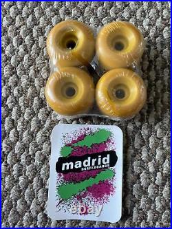 Madrid fly wheels Nos with back to the future decal 61mm Vintage