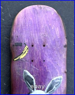 Marc Johnson Original Art Skateboard Deck Business Company MJ Bunny Mashup