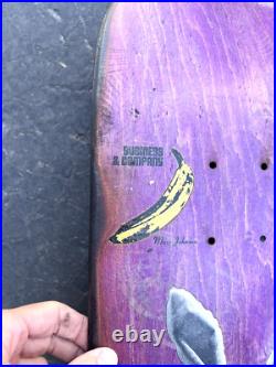 Marc Johnson Original Art Skateboard Deck Business Company MJ Bunny Mashup