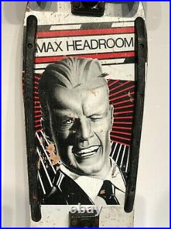 Max Headroom Skateboard Variflex Vintage Rare 80s
