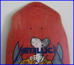 Metallica 1986 Zorlac Pirate Skateboard Deck Pushead