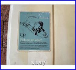 Mid 80's Op Fish Out Of Water Skateboard Deck. 32Lx10 1/2W Mid 80's Op Fish Out Of Water Skateboard Deck. 32Lx10 1/2W