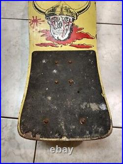 Mid 80s Skateboard Unbranded Godzilla Viking Skull