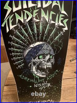 Mike Muir Signed Dogtown Suicidal Tendencies Skateboard Ozzy Hosoi #93/100 Alva