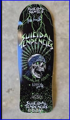 Mike Muir Signed Dogtown Suicidal Tendencies Skateboard Ozzy Hosoi #96/100 Alva