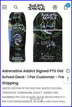 Mike Muir Signed Dogtown Suicidal Tendencies Skateboard Ozzy Hosoi #96/100 Alva