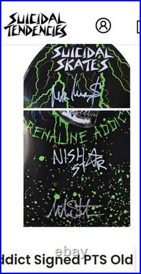 Mike Muir Signed Dogtown Suicidal Tendencies Skateboard Ozzy Hosoi #96/100 Alva