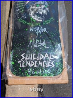 Mike Muir Signed Dogtown Suicidal Tendencies Skateboard Ozzy Hosoi #96/100 Alva