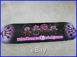 Mindless Self Indulgence IF skateboard band deck Limited Edition RARE