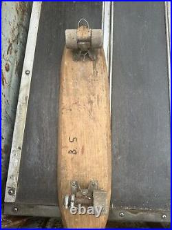 NASH 17 ROCK RIDER SURFBOARD 22 Wood Skateboard 60s Vintage rare
