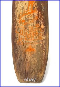 NASH 17 ROCK RIDER SURFBOARD 22 Wood Skateboard 60s Vintage rare