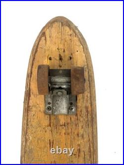 NASH 17 ROCK RIDER SURFBOARD 22 Wood Skateboard 60s Vintage rare