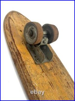 NASH 17 ROCK RIDER SURFBOARD 22 Wood Skateboard 60s Vintage rare