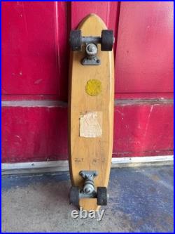 NASH HOT FOOT Wooden Sidewalk Surfer Skateboard (early 1970s)