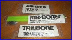 NEW NOS Vintage Neon Green POWELL PERALTA JAW BONE RIB BONES TAIL BONE Rails